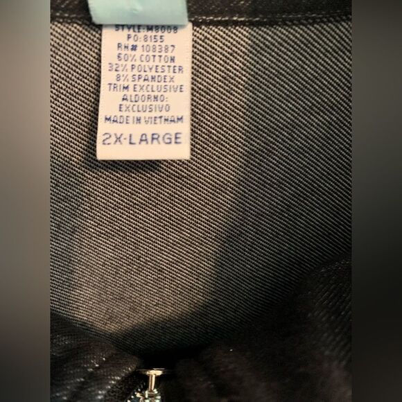 Toppy Black Rhinestone “Lucky” jacket size 2x - Picture 5 of 7